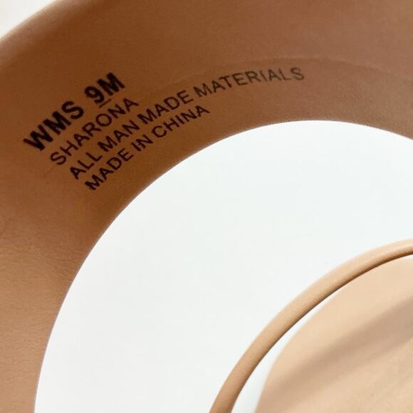 Dolce Vita DV Womens Sharona Shoes Tan Dual Strap Block Heel Sandal Size 9 - Picture 5 of 7